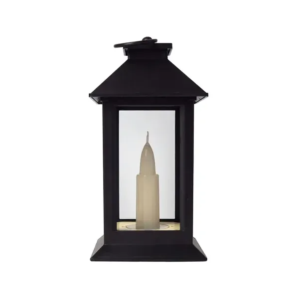 Entac LED Candle Lantern Black 17cm