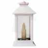 Entac LED Candle Lantern White 17cm