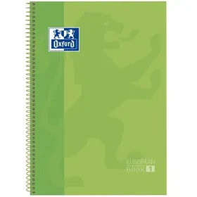 Rengasselkäinen kirja Oxford Classic Europeanbook 1 Write&Erase Vihreä A4+ 80 Levyt 5 Kappaletta (2 osaa)