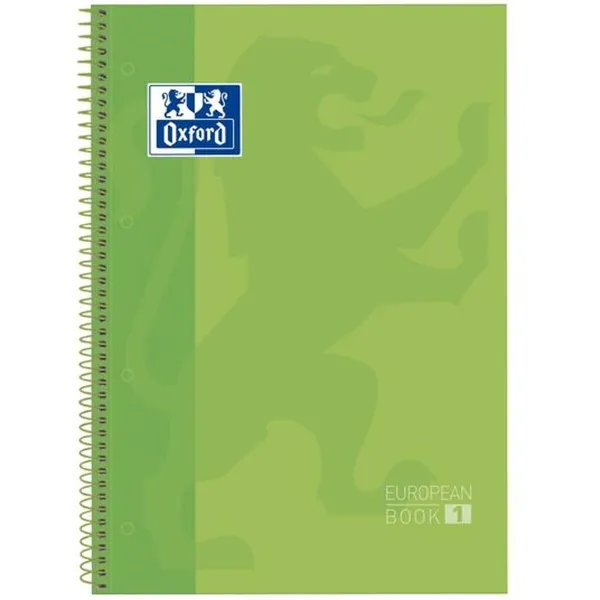 Book of Rings Oxford Classic Europeanbook 1 Write&Erase Green A4+ 80 Sheets 5 Pieces (2 Units)