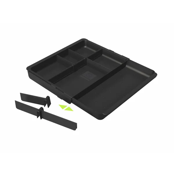 Atvilktņu Organizētāju Exacompta DRAWINSERT 24,6 x 29,8 x 3,6 cm Plastmasa Melns (6 gb.)
