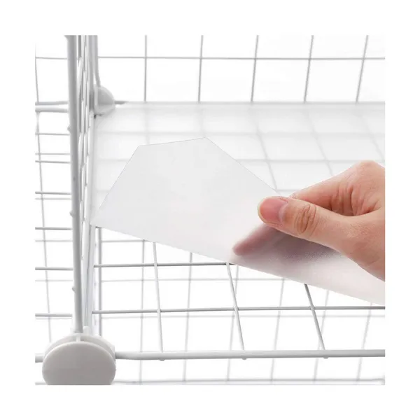 Shelves Confortime White 4 compartments Grille 35 x 35 cm