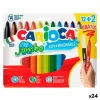 Žymeklių rinkinys Carioca JUMBO Spalvotas 12 Dalys (24 vnt.)