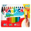 Set of Felt Tip Pens Carioca JUMBO Multicolour 12 Pieces (24 Units)