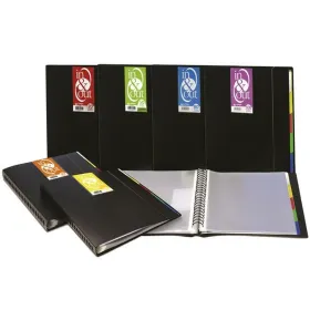 Papkė su skyriais Grafoplas IN & OUT Juoda A4 (2 vnt.)
