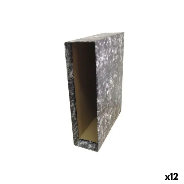 Крышка картотеки Unipapel Чёрный 1/4 Картон (12 штук)