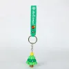 "ENTAC Artezan Christmas Key Chain with Festive Christmas Tree Decoration - Green, 20cm"