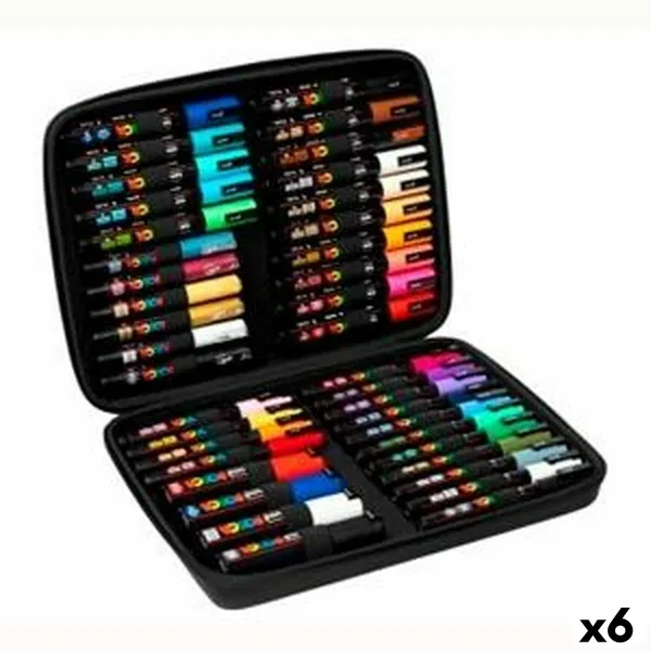 Набор маркеров POSCA NEOPRENO Разноцветный (6 штук)