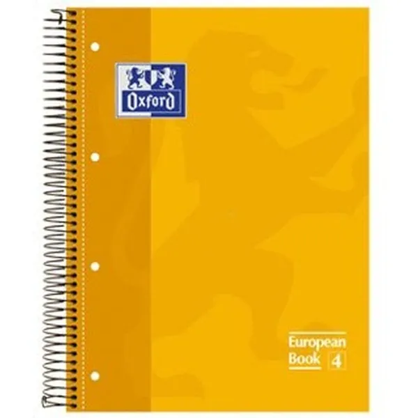 Užrašų knygelė Oxford Classic Geltona A4 80 Paklodės (5 vnt.)
