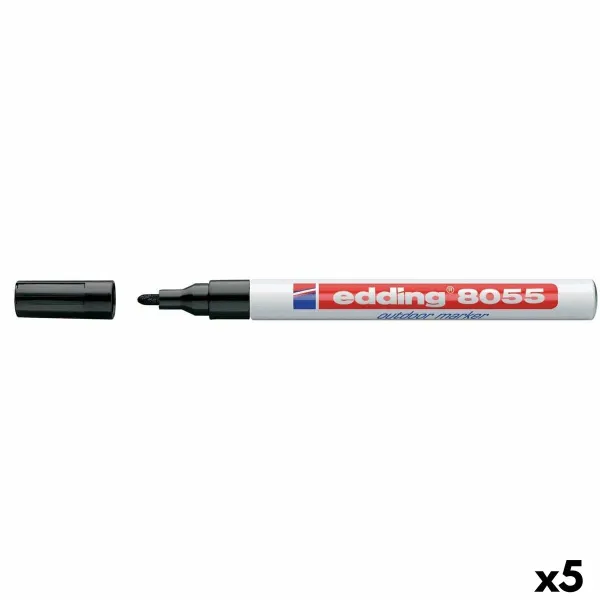 Permanent marker Edding EDDING 8055 Black 1-2 mm (5 Units)