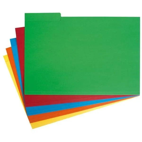 Set of Subfolders Grafoplas Yellow Sheet 50 Pieces (5 Units)