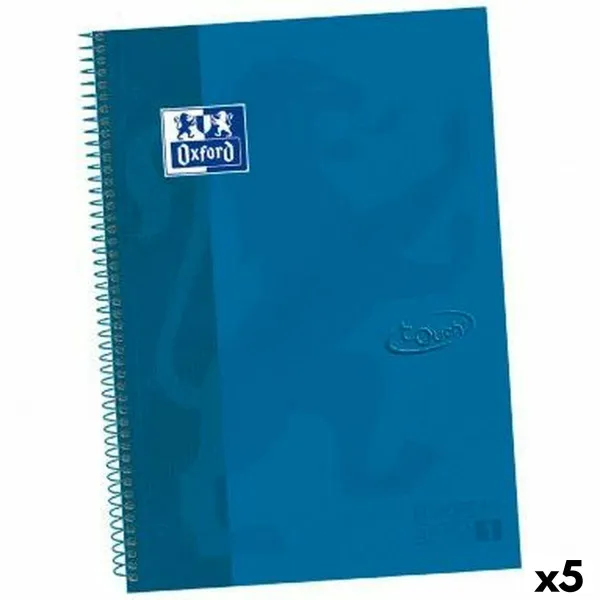 Žiedų knygos Oxford TOUCH EUROPEANBOOK Mėlyna A4+ 80 Paklodės (5 vnt.)