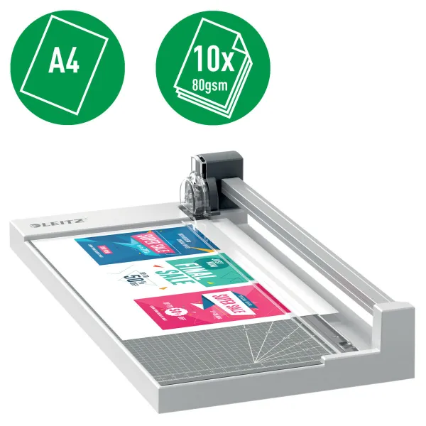 Rullīša šķēres Leitz Precision Home Office A4 Antracīts