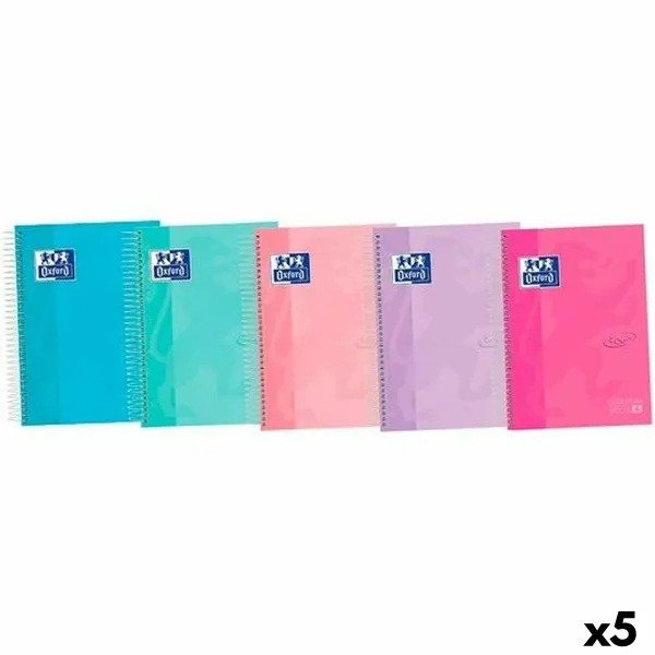 Book of Rings Oxford EUROPENANBOOK 4 TOUCH Multicolour A4 120 Sheets (5 Units)