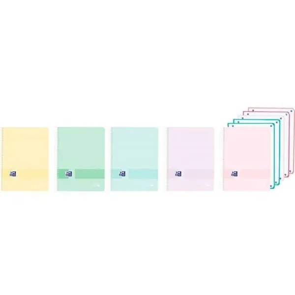 Book of Rings Oxford EUROPEANBOOK 5 LIVE&GO Multicolour A4 120 Sheets (5 Units)