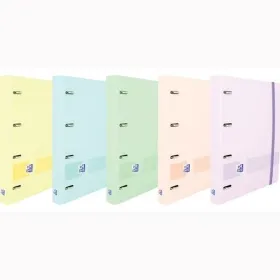 Žiedinis segtuvas Oxford LIVE & GO Spalvotas A4+ (10 vnt.)