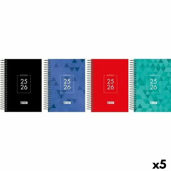 Расписание ENRI IDENTITY 1/8 12 x 18 cm 2025-2026 (5 штук)