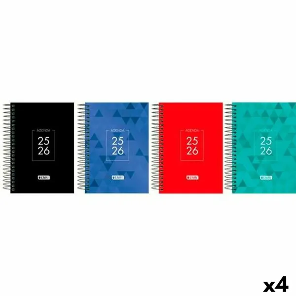 Расписание ENRI IDENTITY 1/4 15 x 21 cm 2025-2026 (4 штук)