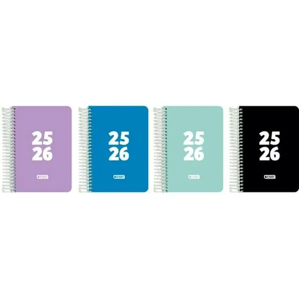 Dienoraštis ENRI Teens 1/8 12 x 18 cm 2025-2026 (5 vnt.)