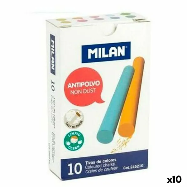 Krītiņi Milan Daudzkrāsains (10 gb.)