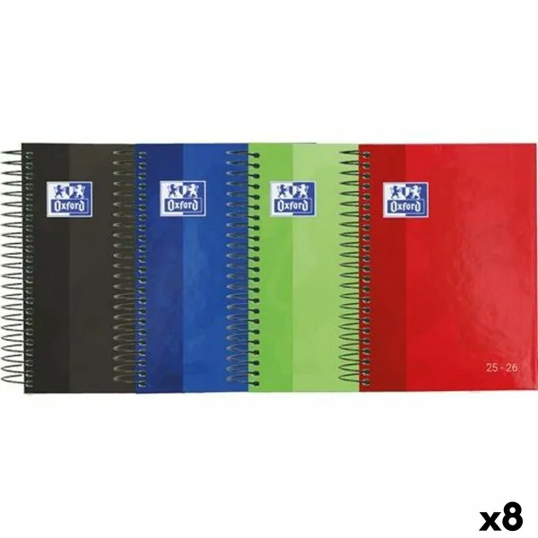 Päivyri Oxford SCHOOL 1/8 12 x 18 cm 2025-2026 (8 osaa)