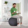 Puhallettava istuin Leitz [“Ergo Active”] Tumman harmaa