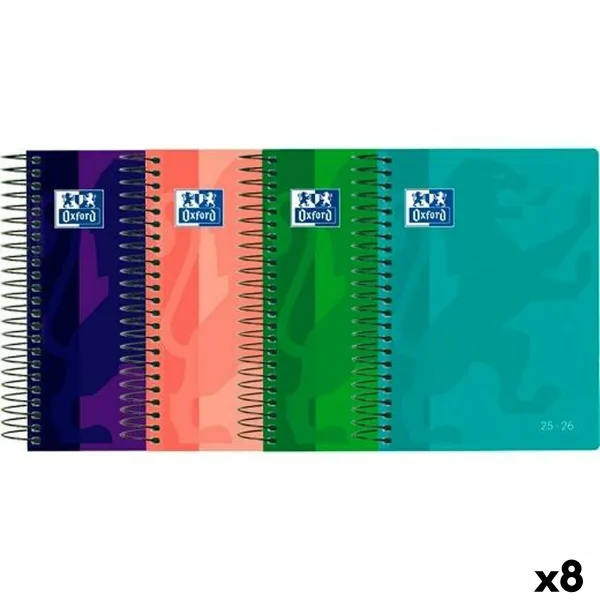 Päivyri Oxford 1/8 12 x 18 cm 2025-2026 (8 osaa)