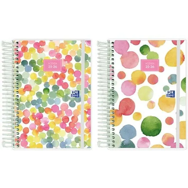 Diary Oxford JOY 1/8 12 x 18 cm 2025-2026 (8 Units)