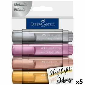 Fluorescējošo Marķieru Komplekts Faber-Castell TEXTLINER 4 Daudzums (5 gb.)