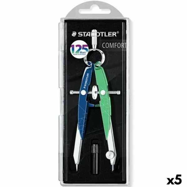 Kompass Staedtler MARS Zils Zaļš (5 gb.)