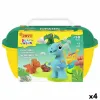 Пластилиновая игра Jovi PLAY&FUN JURASIC Разноцветный (4 штук)