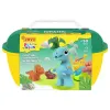 Пластилиновая игра Jovi PLAY&FUN JURASIC Разноцветный (4 штук)