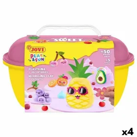 Пластилиновая игра Jovi PLAY&FUN SWEET Разноцветный (4 штук)