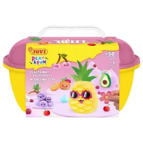 Пластилиновая игра Jovi PLAY&FUN SWEET Разноцветный (4 штук)