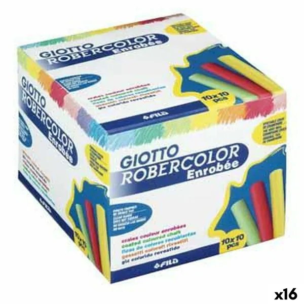 Мелка Giotto ROBERCOLOR Разноцветный (100 Предметы) (16 штук)