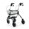 Invacare Folding Walker With Seat and Integrated Brakes