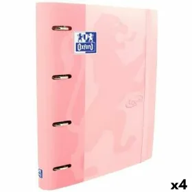 Žiedinis segtuvas Oxford TOUCH Rožinė A4+ (4 vnt.)