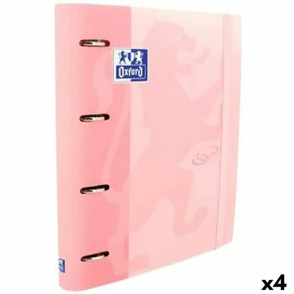 Rengaskansio Oxford TOUCH Pinkki A4+ (4 osaa)