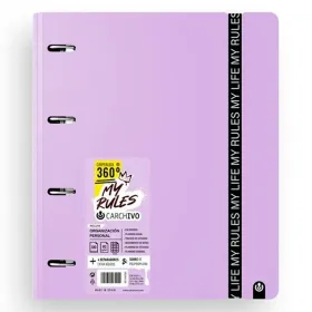 Žiedinis segtuvas Carchivo CARPEBLOCK 360 MY RULES Dedešva A4 (8 vnt.)