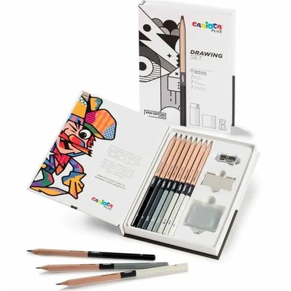 Piirustussetti Carioca PLUS DRAWING (6 osaa)