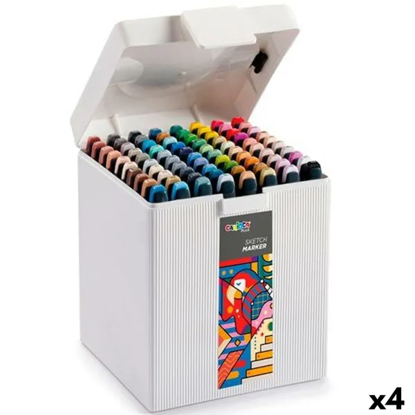 Набор маркеров Carioca PLUS SKETCH MARKER Разноцветный 80 Предметы (4 штук)