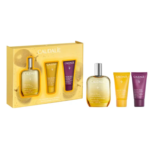 Caudalie Soleil Des Vignes Treatment Oil 50ml Set of 3 Pieces