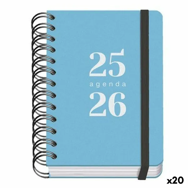 Расписание DOHE GRAMMAR Синий A6 120 x 170 mm 2025-2026 (20 штук)