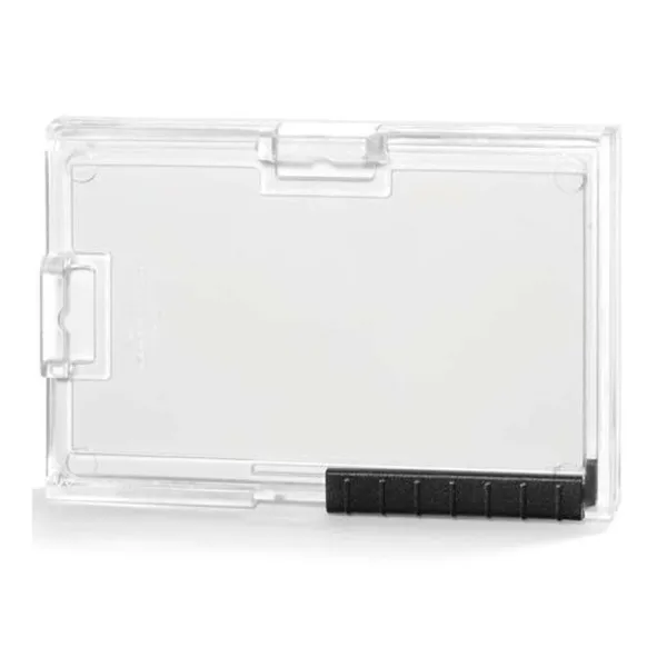 Henkilökortin haltija Durable PUSHBOX DUO Läpinäkyvä Muovinen 5,4 x 8,7 cm (10 osaa)