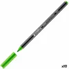 Marker pen/felt-tip pen Edding Light Green (10 Units)