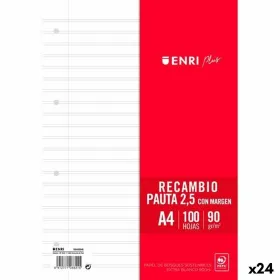 Запасные лезвия ENRI Белый A4 100 Листья (24 штук)