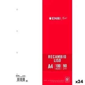 Запасные лезвия ENRI Белый A4 100 Листья (24 штук)