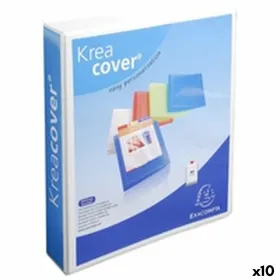Žiedinis segtuvas Exacompta KREACOVER Balta A4+ (10 vnt.)