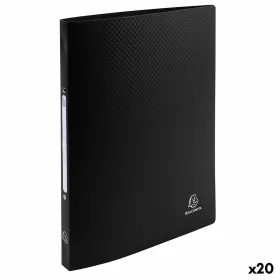 Žiedinis segtuvas Exacompta Juoda A4 (20 vnt.)