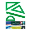 набор правил Faber-Castell Зеленый 4 Предметы (10 штук)
